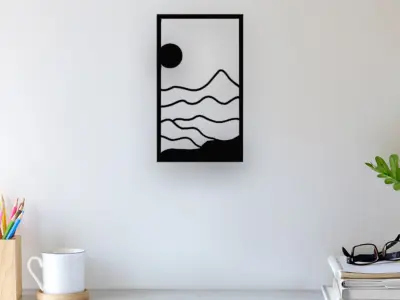 Abstract Wall Art 3D print model 39