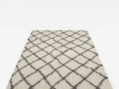 Rugs No 732 Low-poly 3D model