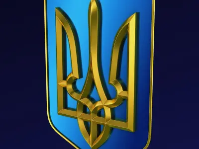 Ukraine State Emblem M 3 3D model