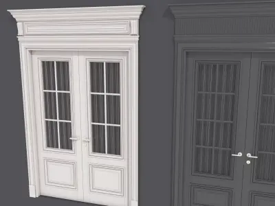 Door classic  3D model
