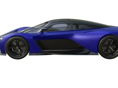 Zenvo Aurora 2024 Low-poly 3D model