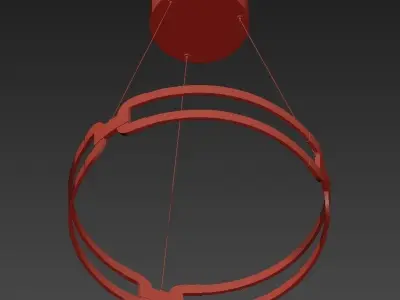Chandelier pendant light 3D model