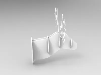 Dearhead Decor Low-poly 3D model