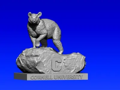 NCAA - Cornell Big Red mascot statue - Cornell University  3D print model
