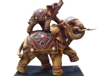 elephant sculpt 3D model