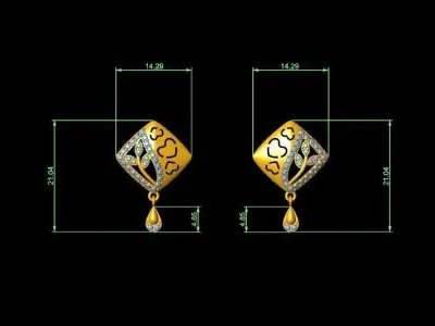 Pendant Necklace 3D print model 10