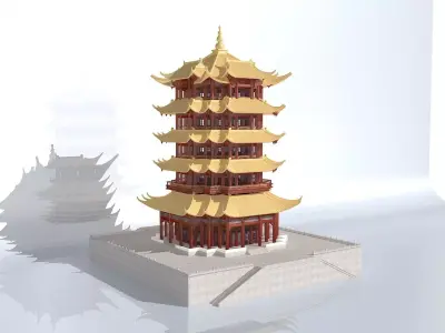 HuangHeLou 3D model
