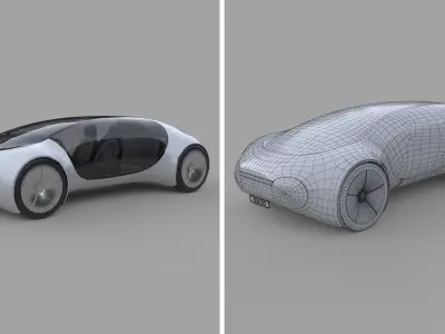Autonomous Mobility Capsule 3D model