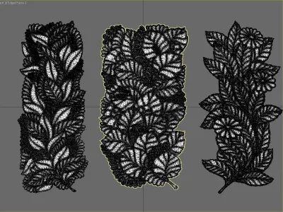 3 ornamental classic decoration art 3d model kitbash vol 22 3D model