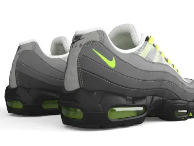 Air Max 95 Neon PBR Low-poly 3D model