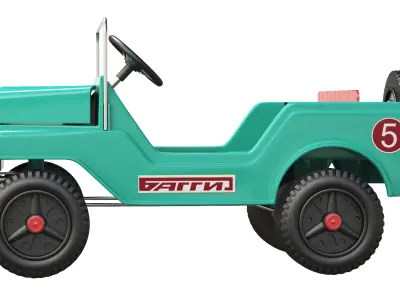 Pedal car Buggy 3D model