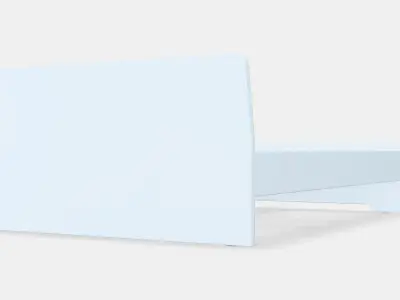 ASKVOLL Bed frame 8 Low-poly 3D model