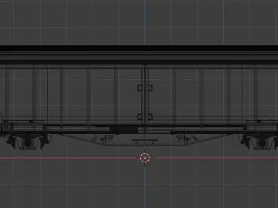H0 1-87 scale Hbillns 303 freight car 3D print model