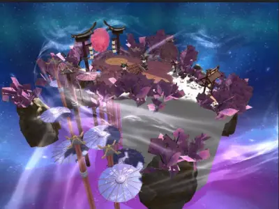 Fantasy Scene 3D model