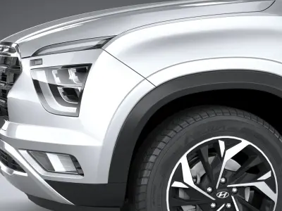 Hyundai Creta 2021 3D model