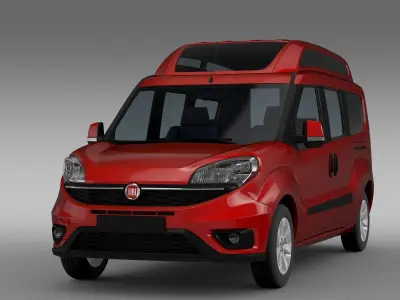 Fiat Doblo HighRoof Maxi 263 2017 3D model
