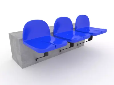 Stadium Seats 11 3D model