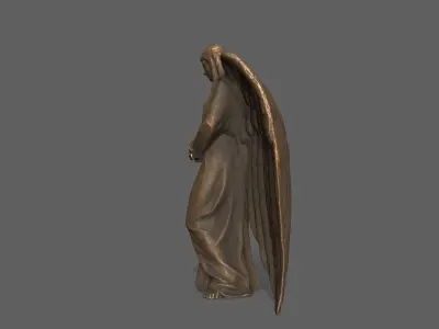 Angel Statue Low-poly 3D model shop