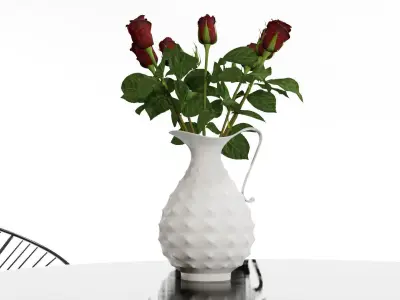 Exquisite 3D Furniture Set  Perfect for Indoor or Outdoor Spaces 3D model