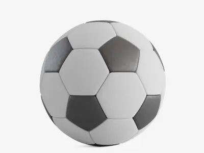 Soccer Ball 2K Resolution Low-poly 3D model