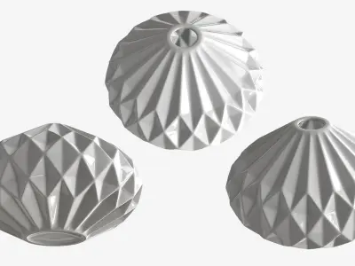 Decor Vase 017 Low-poly 3D model