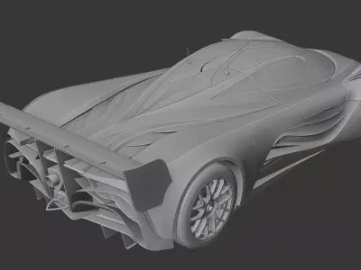 Mazda furai 3D print model