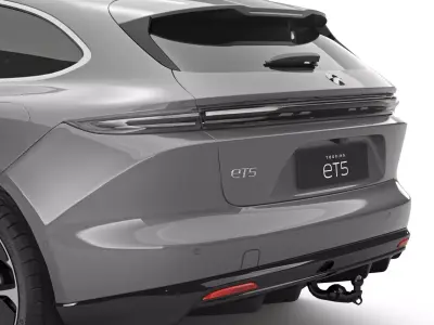 2025 Nio ET5 Touring with Interior 3D model