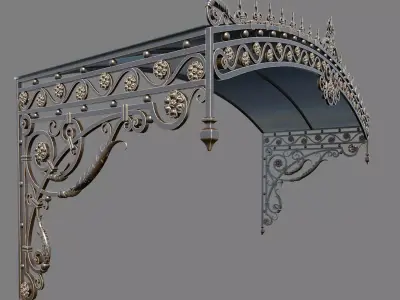 Door Canopy  3D model