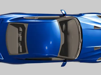 2024 GT-R  Low-poly 3D model