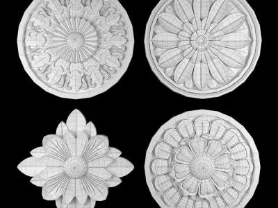 Rosettes 13 3D model