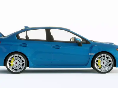 Subaru WRX STI S209 2019 3D model