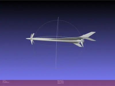 Symmetric Split Winglet Speeddrone Concept 3D print model