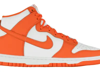 Nike Dunk High Retro orange blaze  3D model