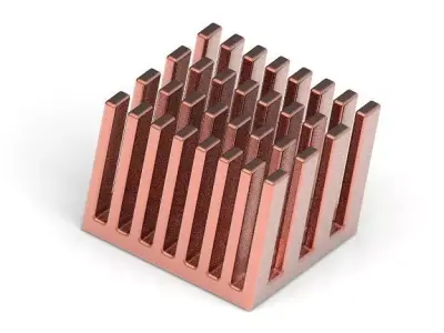 Classic Copper Heat Sink 3D print model