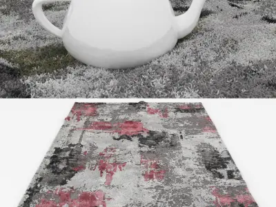 Rugs No 15 Low-poly 3D model