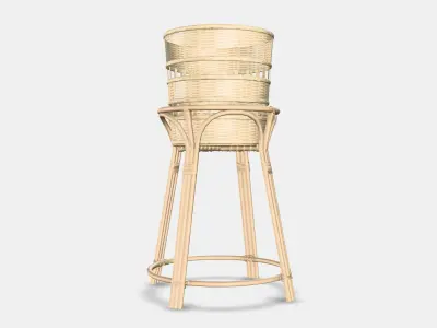 TOLKNING Plant stand Low-poly 3D model