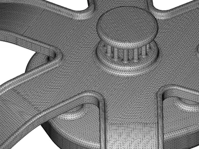 Highway Circular Bridge 3D print model