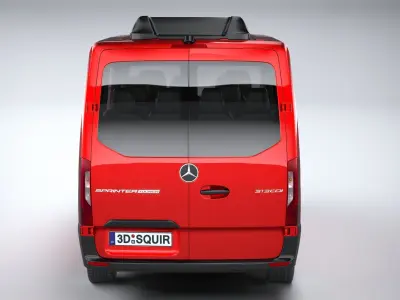 Mercedes Sprinter passenger L2H1 2019 3D model