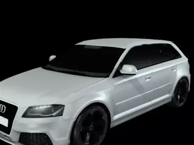 Audi rs3 3d-gamecreation-animation-iclone-unreal-unity 3D model