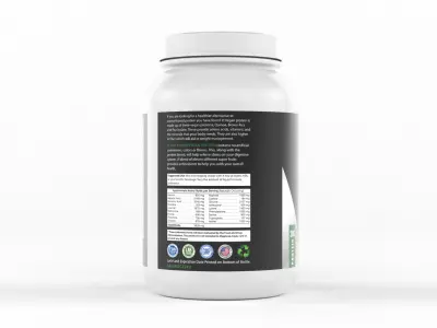 Protein Powder 3D model