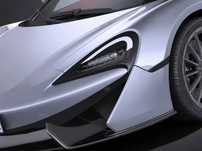 McLaren 570GT 2017 3D model