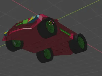 coche carreras 3D model