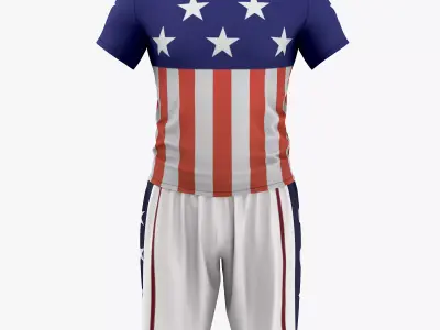 Summer Outfit Low-poly 3D model