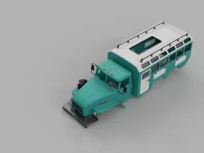 Crawler 4320 Winch Bumper 3D print model