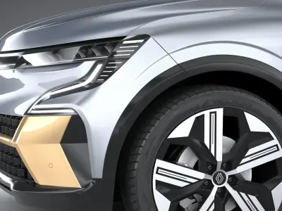 Renault Megane E-tech 2022 3D model