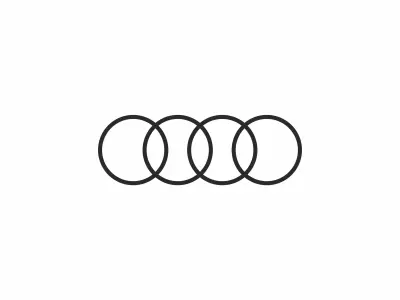 audi logo Free 3D model