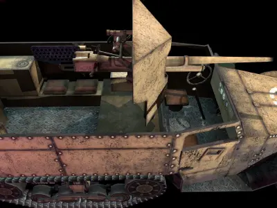 M3-37at Low-poly 3D model