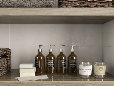 Bathroom Decor 3D model