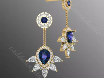 Earrings  iz2 3D print model