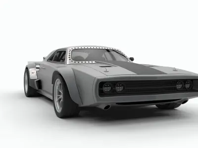Ice Charger from Fast 8 3D model